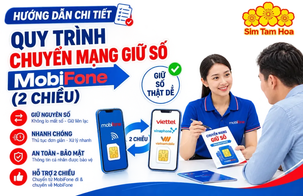Cập nhật Quy Trình Chuyển Mạng Giữ Số MobiFone